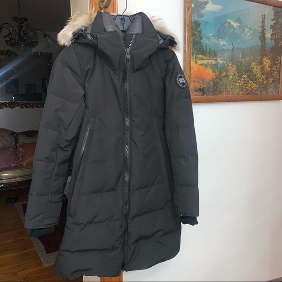 CANADA GOOSE Black Disc Kenton Coyote Fur-Trim Parka NWT NEVER BEEN WORN - Picture 5 of 5